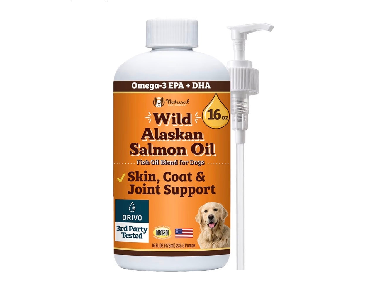 Natural Dog Company Wild Alaskan Salmon Oil