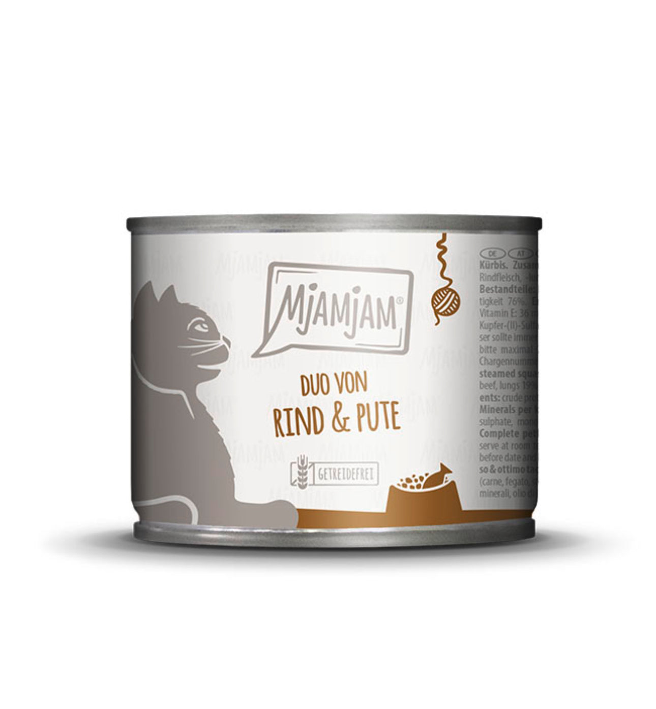 Mjamjam German Cat Can in Turkey & Pumpkin š±200g