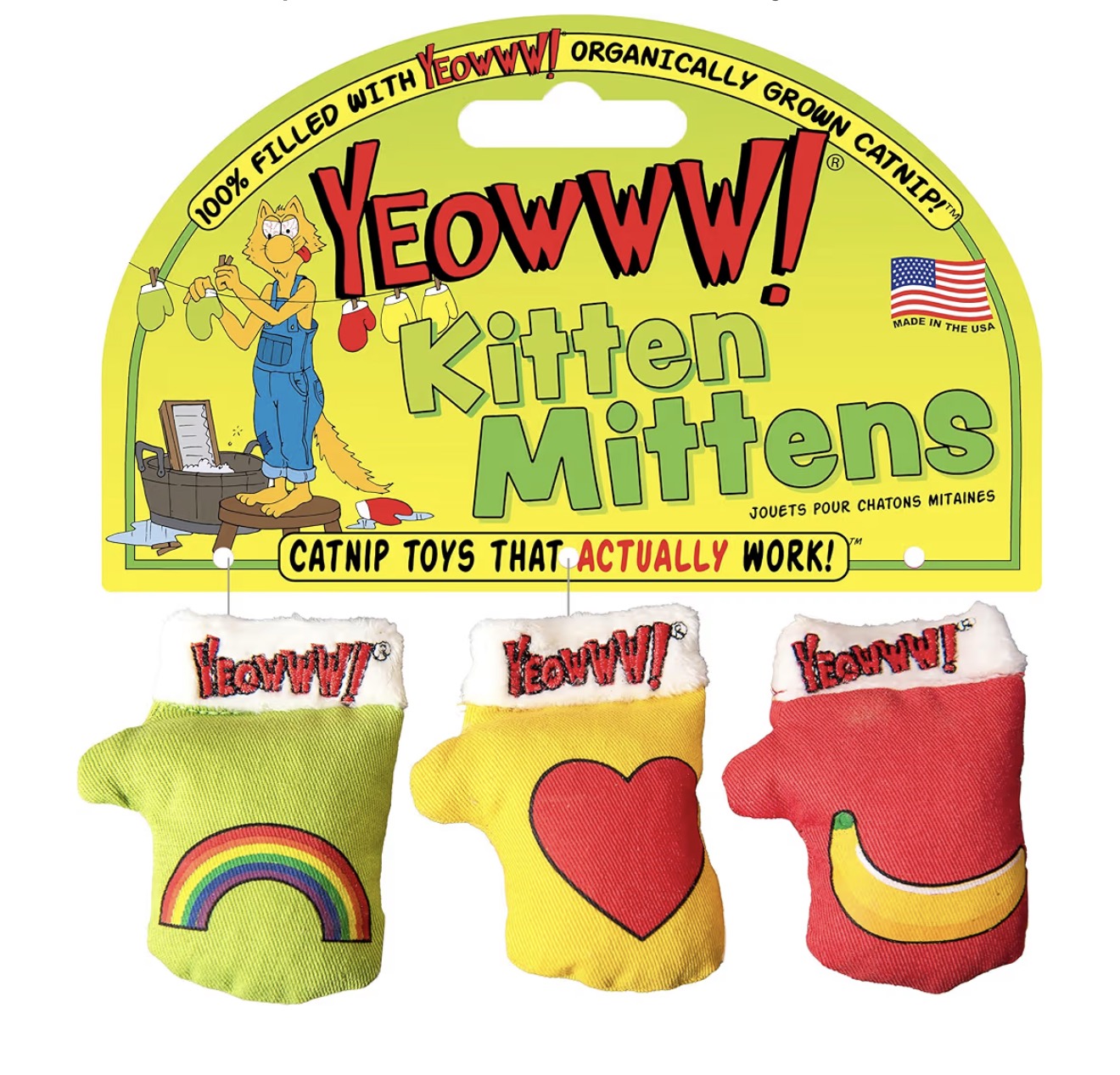 Yeowww Kitten Mittens Catnip