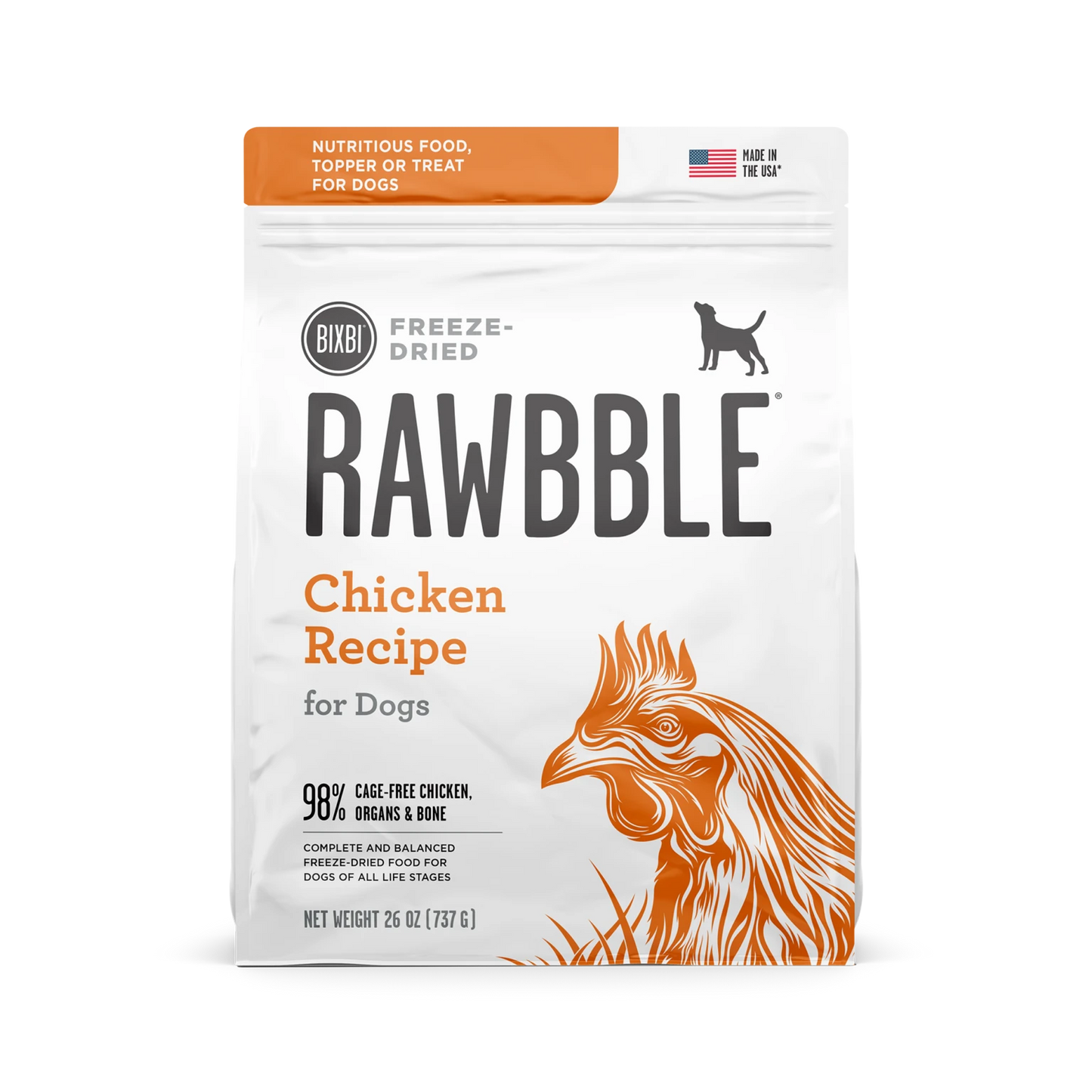 Rawbble Freeze Dried Raw Chicken Recipe 🐶 12oz