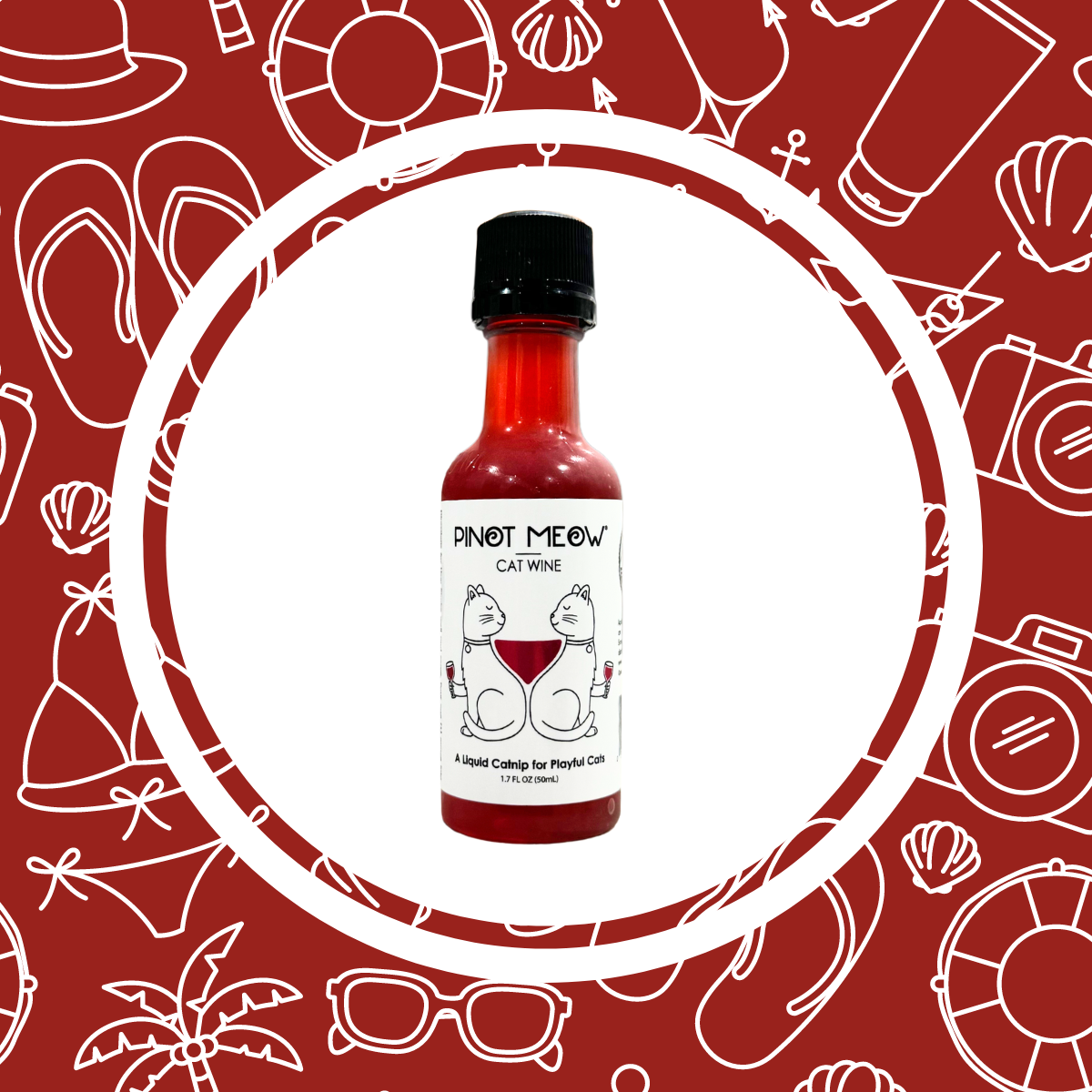 PetWineShop Cat Wine Pinot Meow Liquid Catnip For Cats