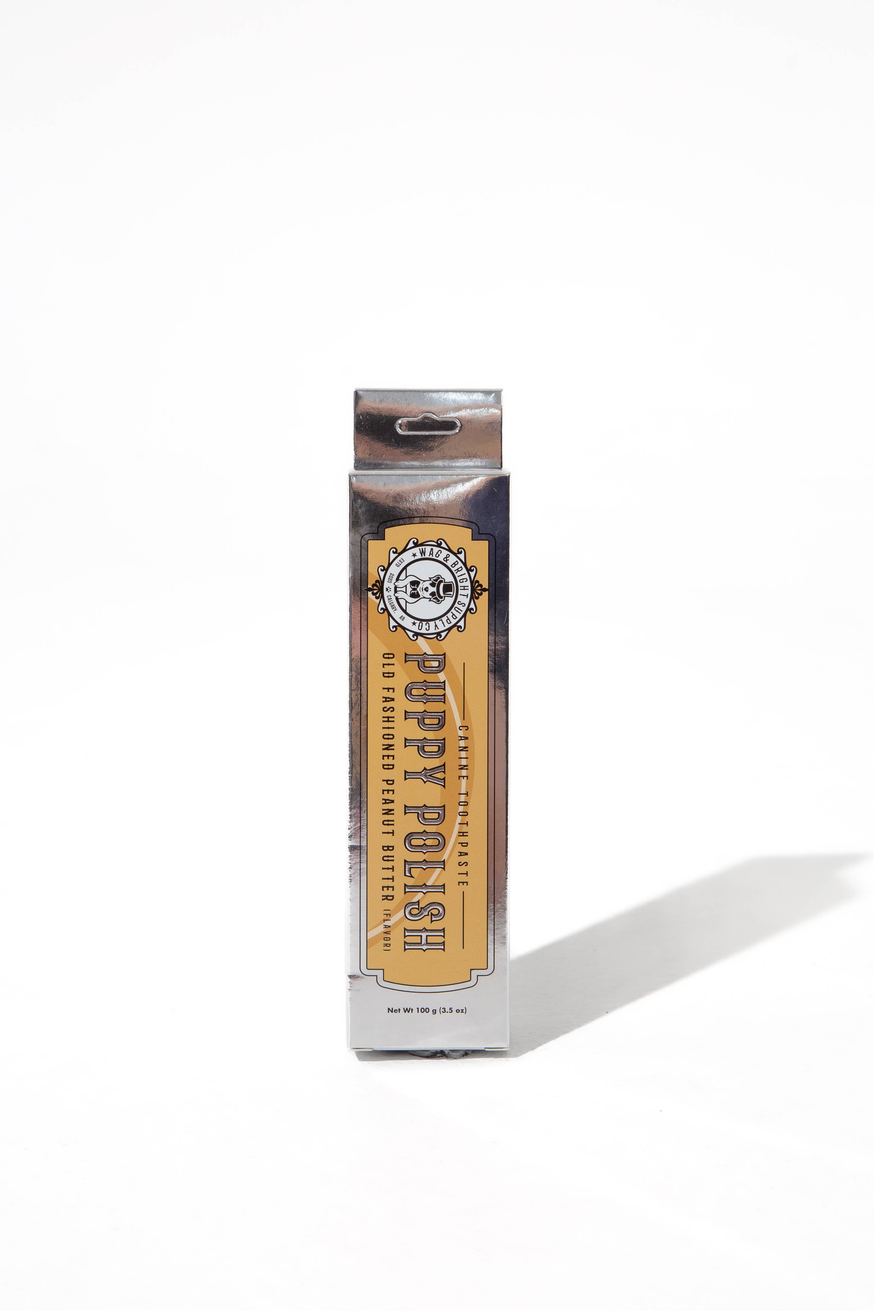 Puppy Polish Toothpaste - Old Fashioned Peanut Butter