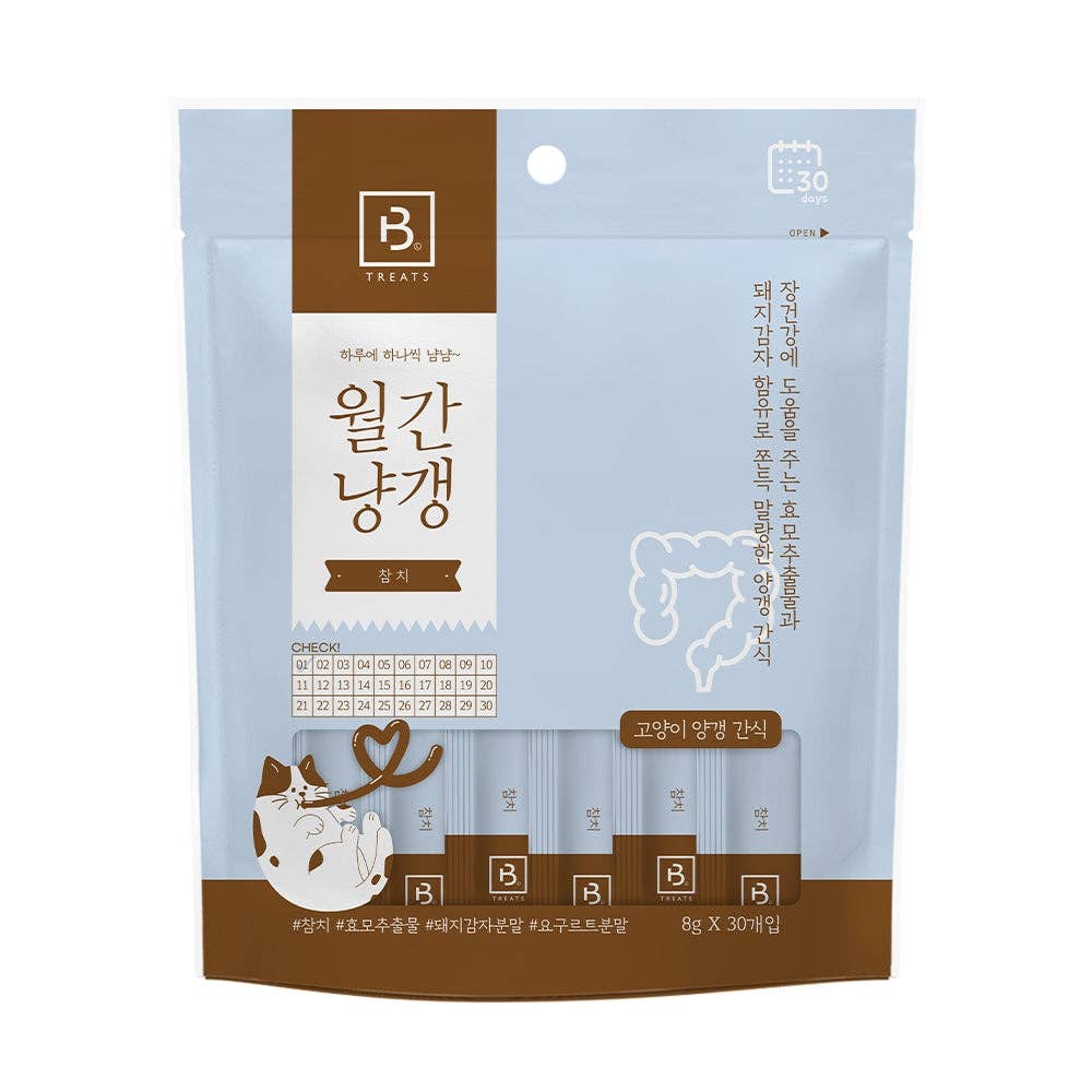 Breeder Lab's Monthly Tuna Cat Treat, 8.47 Oz, Pack of 30 🐱
