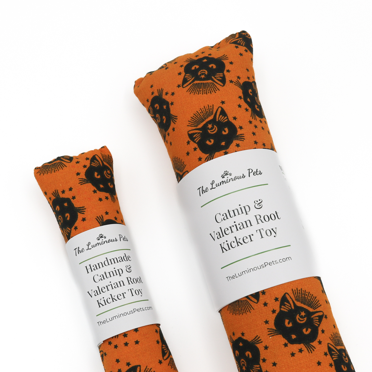 Catnip with Valerian Root Cat Toy | Halloween Black Cat
