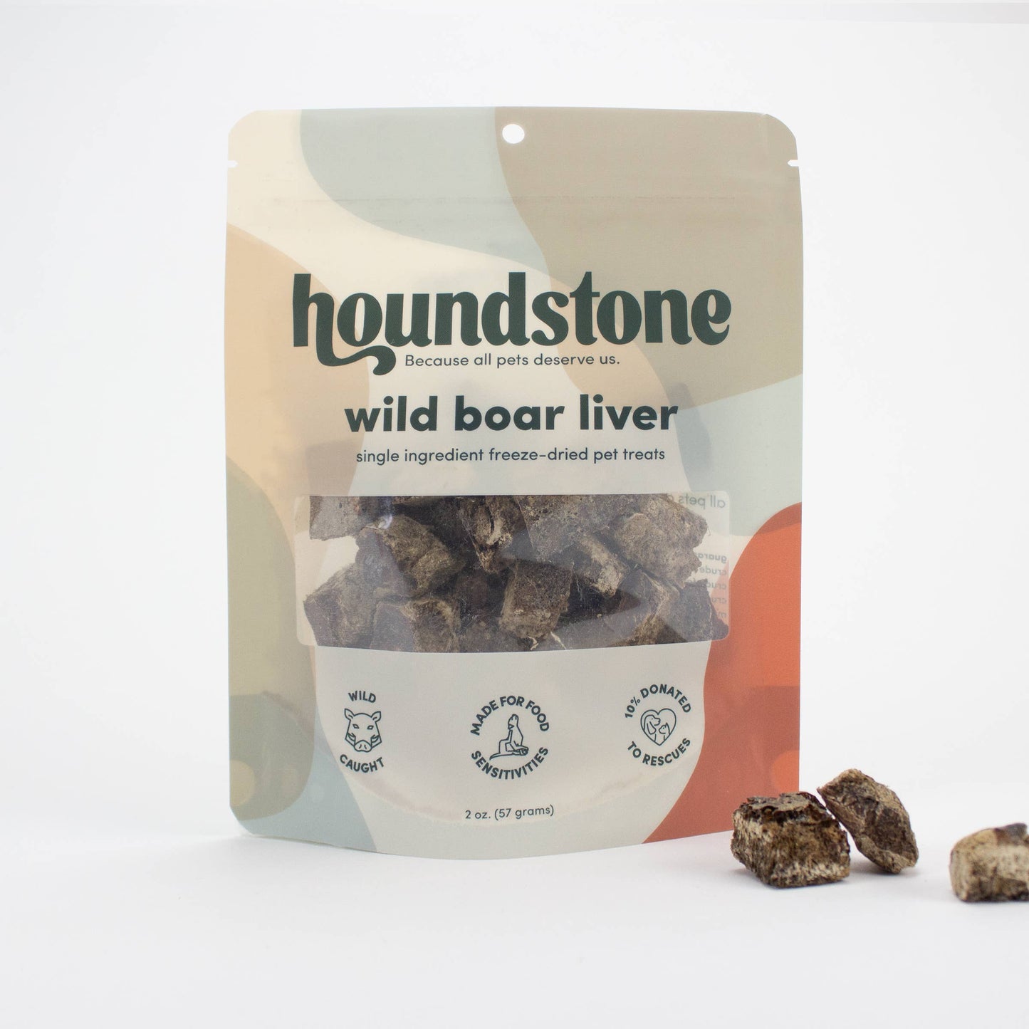 Wild Boar Liver Freeze-Dried Treats - 2oz Cat & Dog