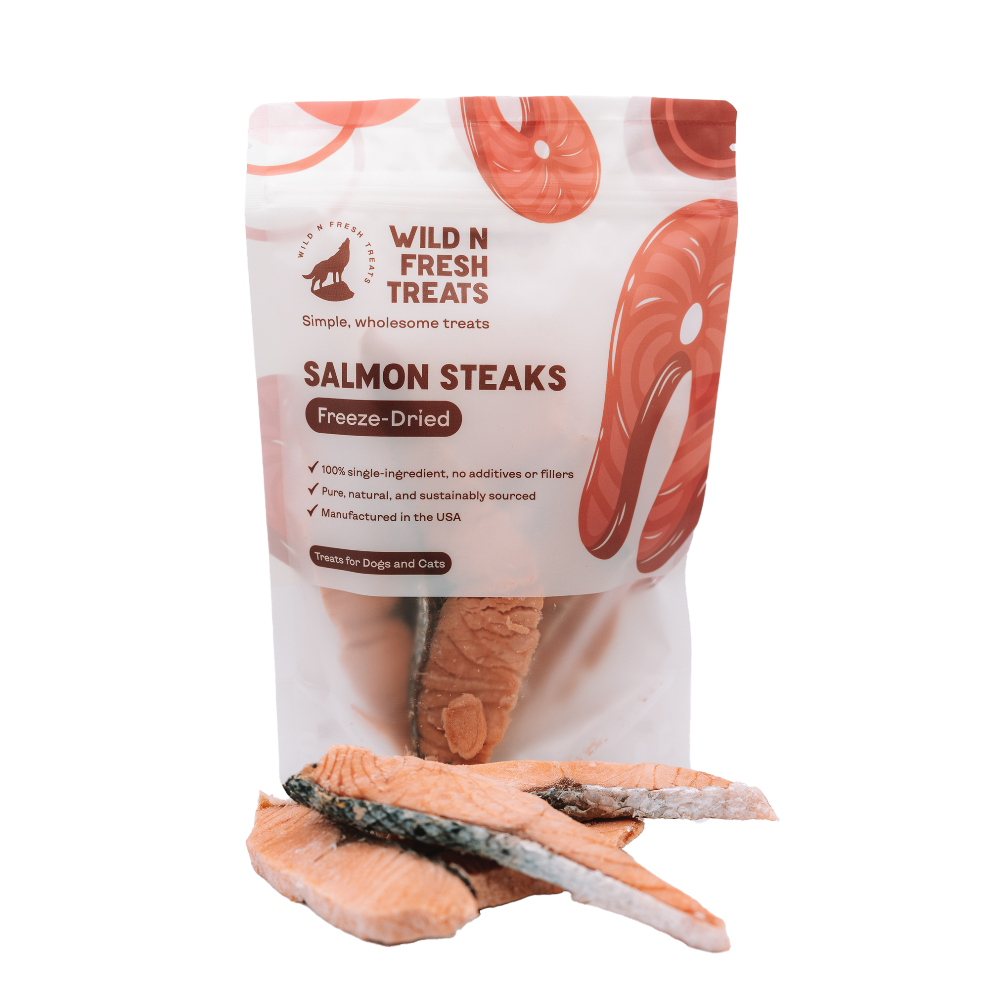 Freeze-Dried Salmon Steaks