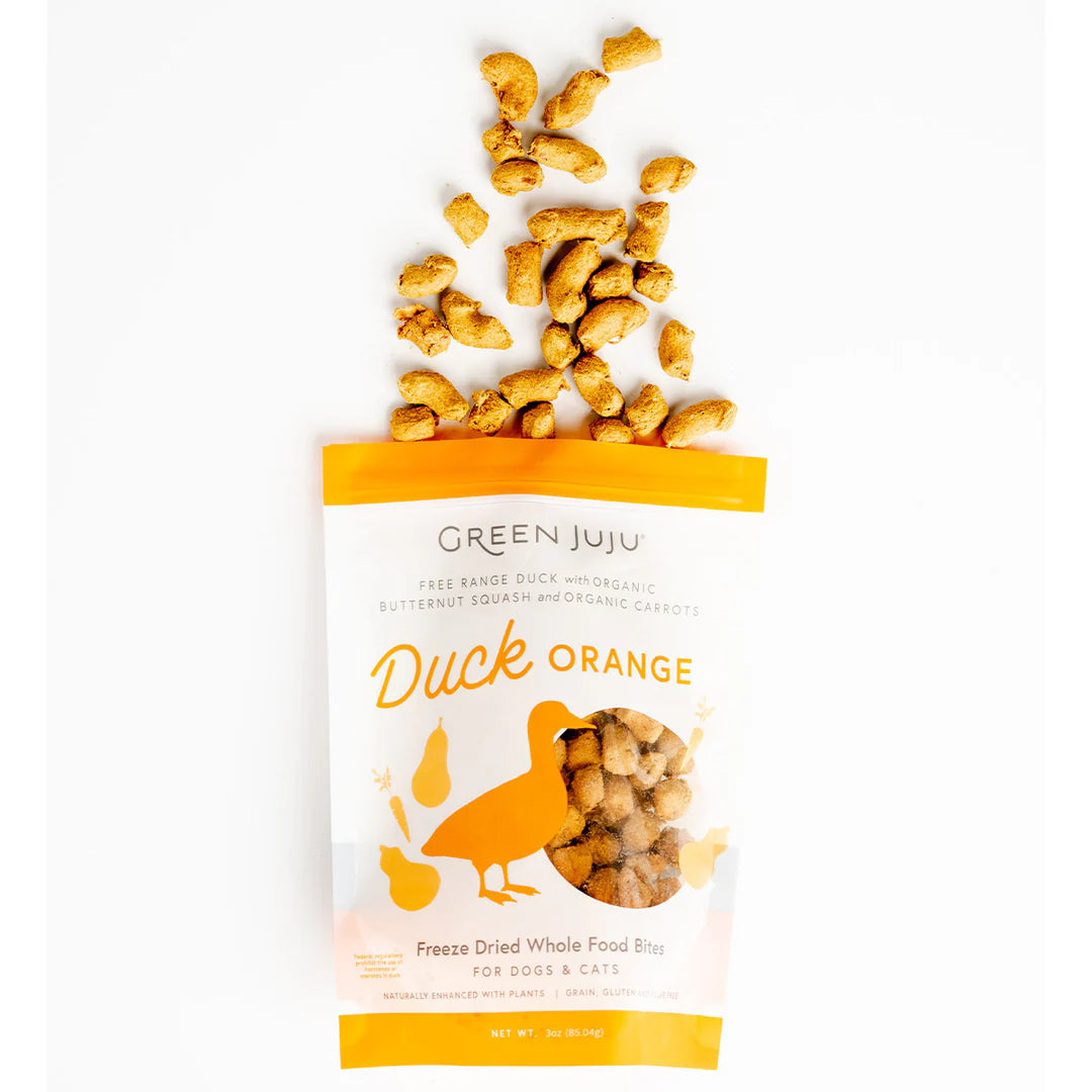 Green JuJu Freeze Dried Whole Food bites for Cat and Dogs