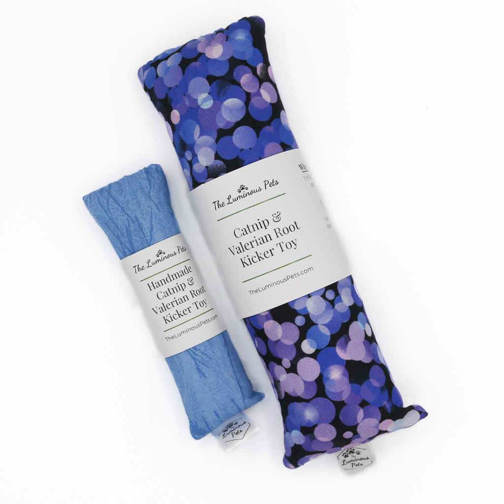 Catnip with Valerian Root Cat Toy | Cool Tones | Random Color