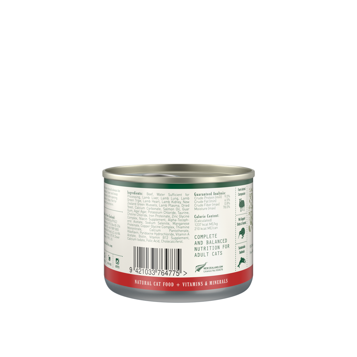 Zealandia Beef Pâté Wet Cat Food