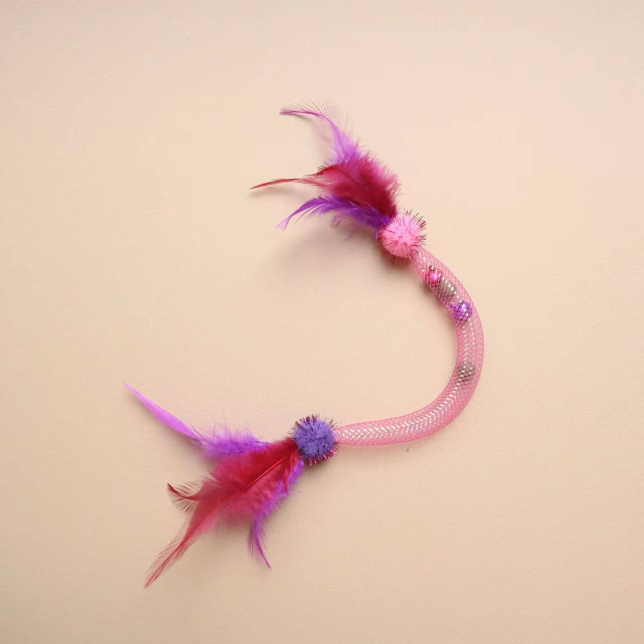 Moo - Sparkle Feather Toss Interactive Cat Toy