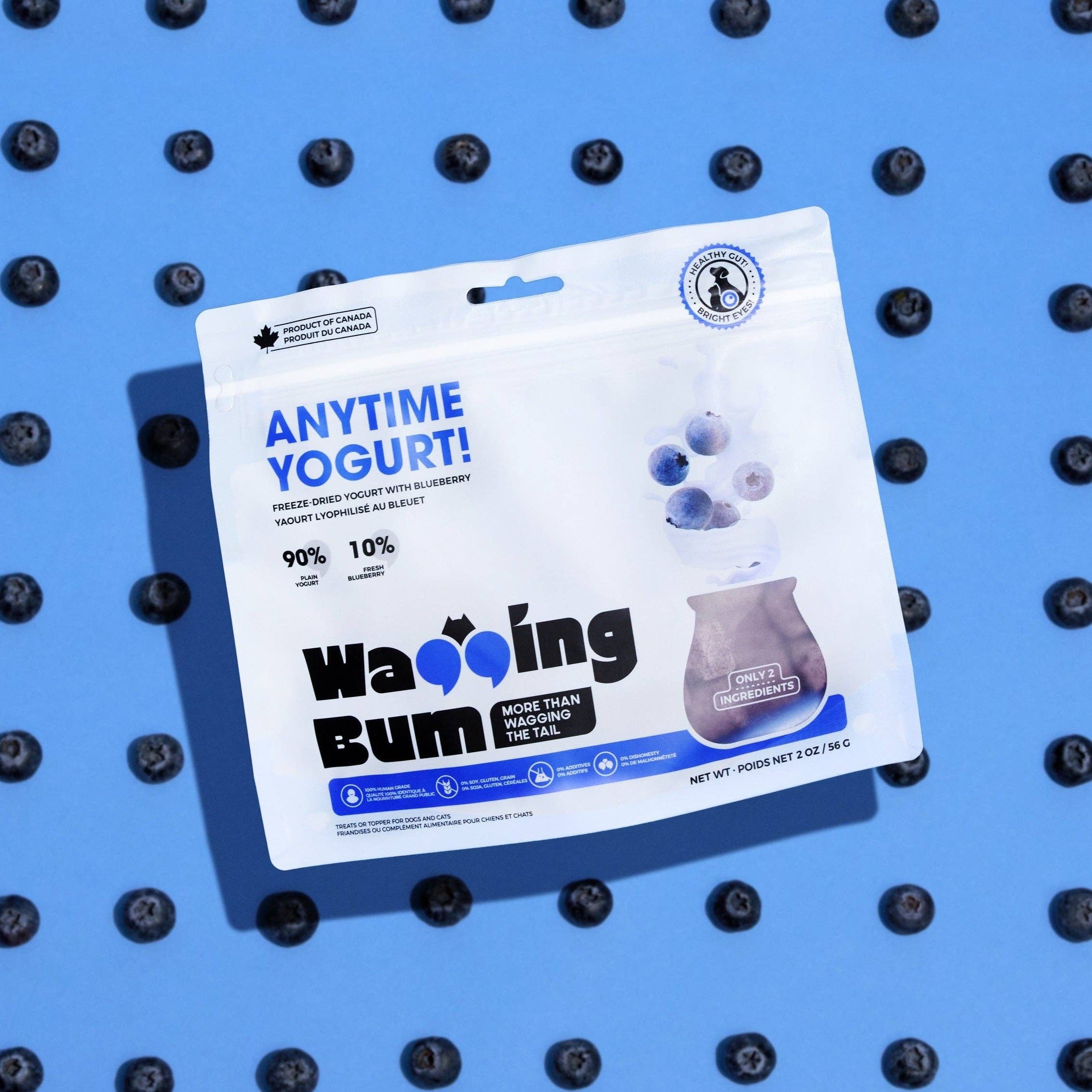 ANYTIME YOGURT! Freeze-dried Greek Yogurt with Blueberry