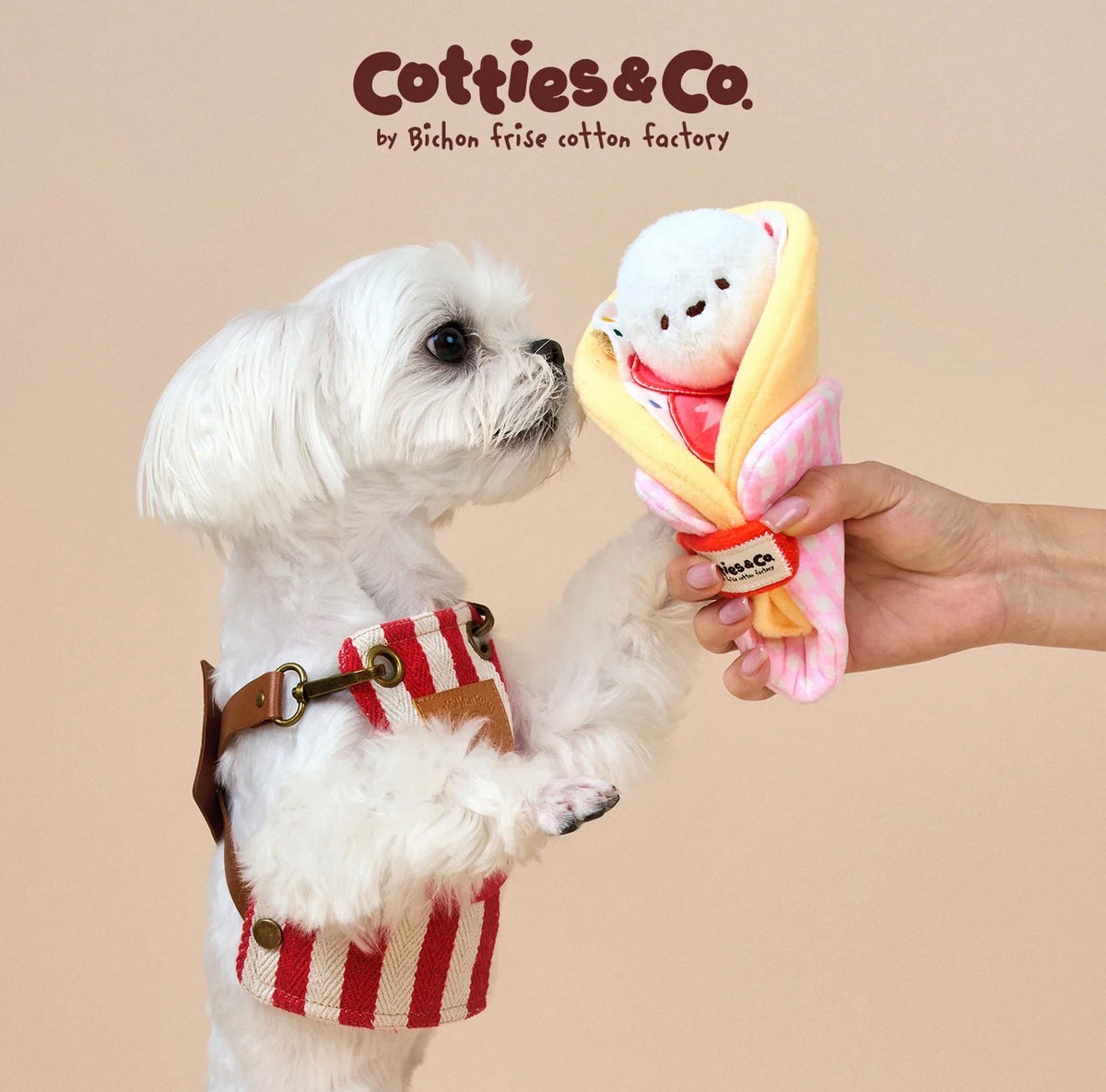 Cotties & Co Crepe Snuffle Toy