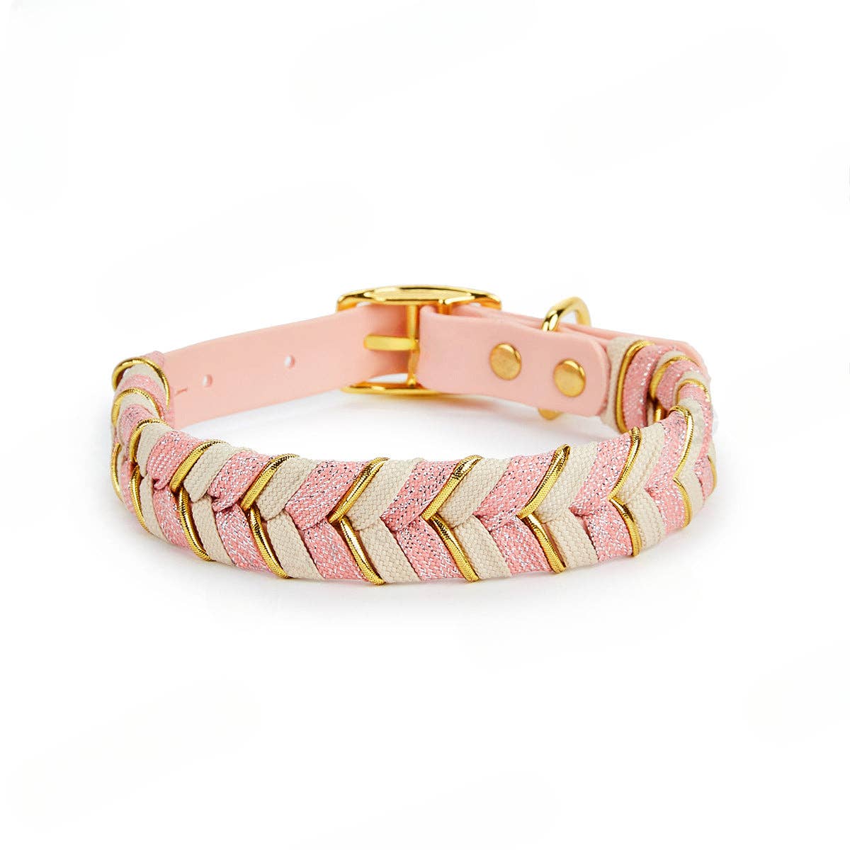 Loofie - Colorful  Waterproof Woven Dog Collar