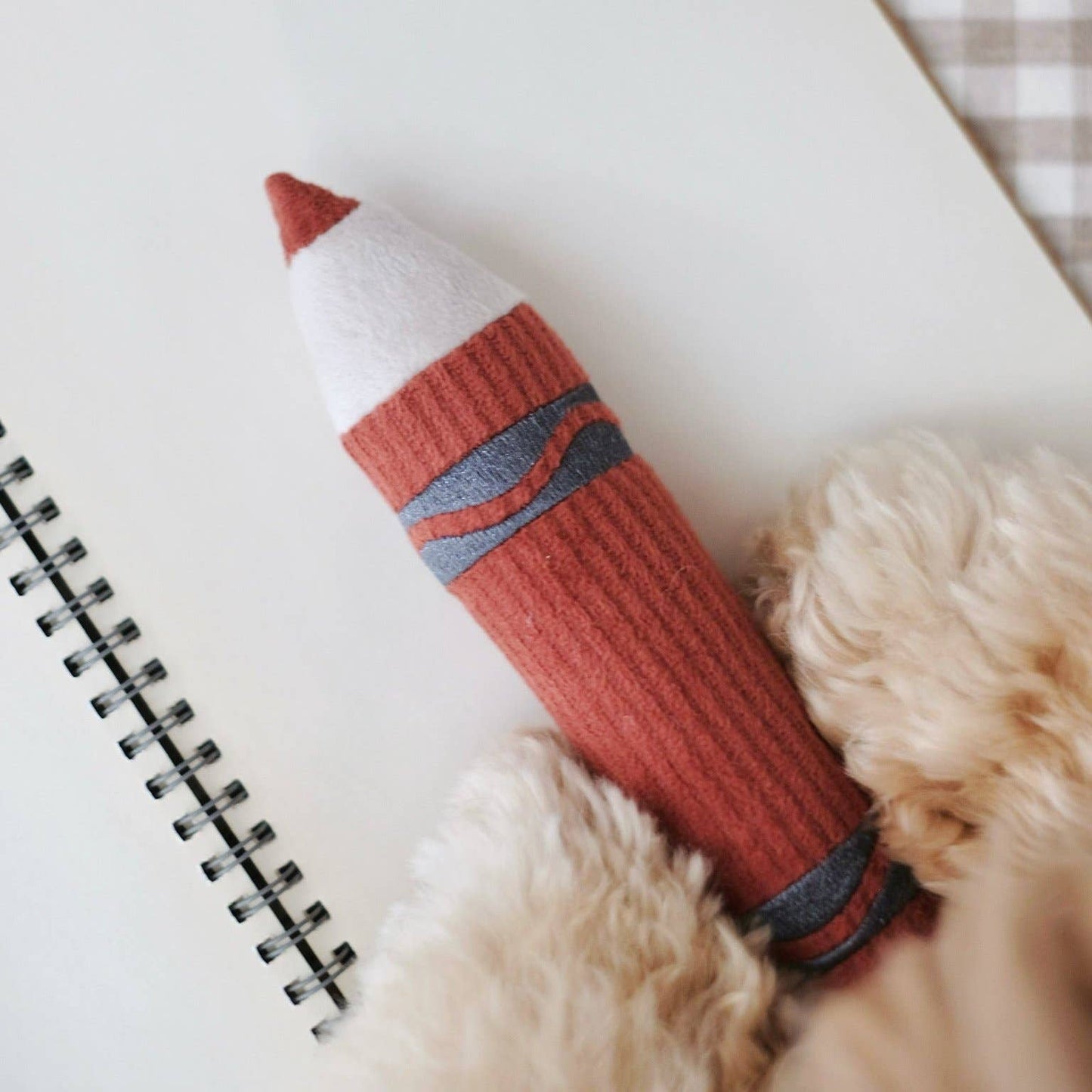 CRAYONS // ENRICHMENT DOG TOY // Squeaky + Snuffle Set