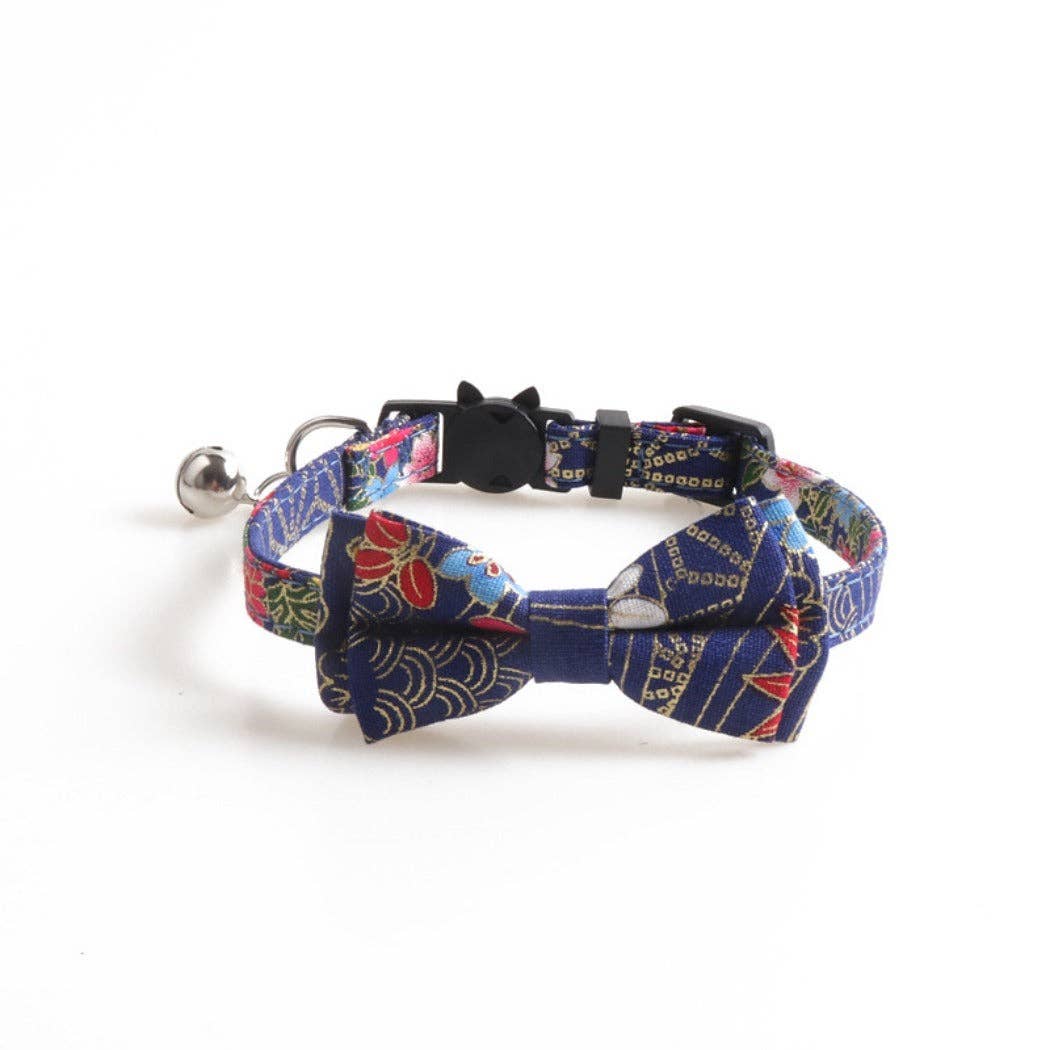 Mokka - Japanese-Style Bow Tie Breakaway Cat Collar