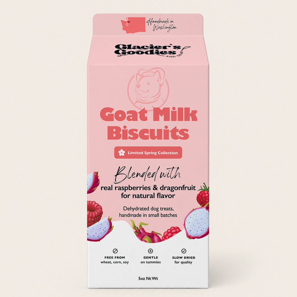 Goat Milk Dog Treats — Dragonfruit & Raspberry (Limited)