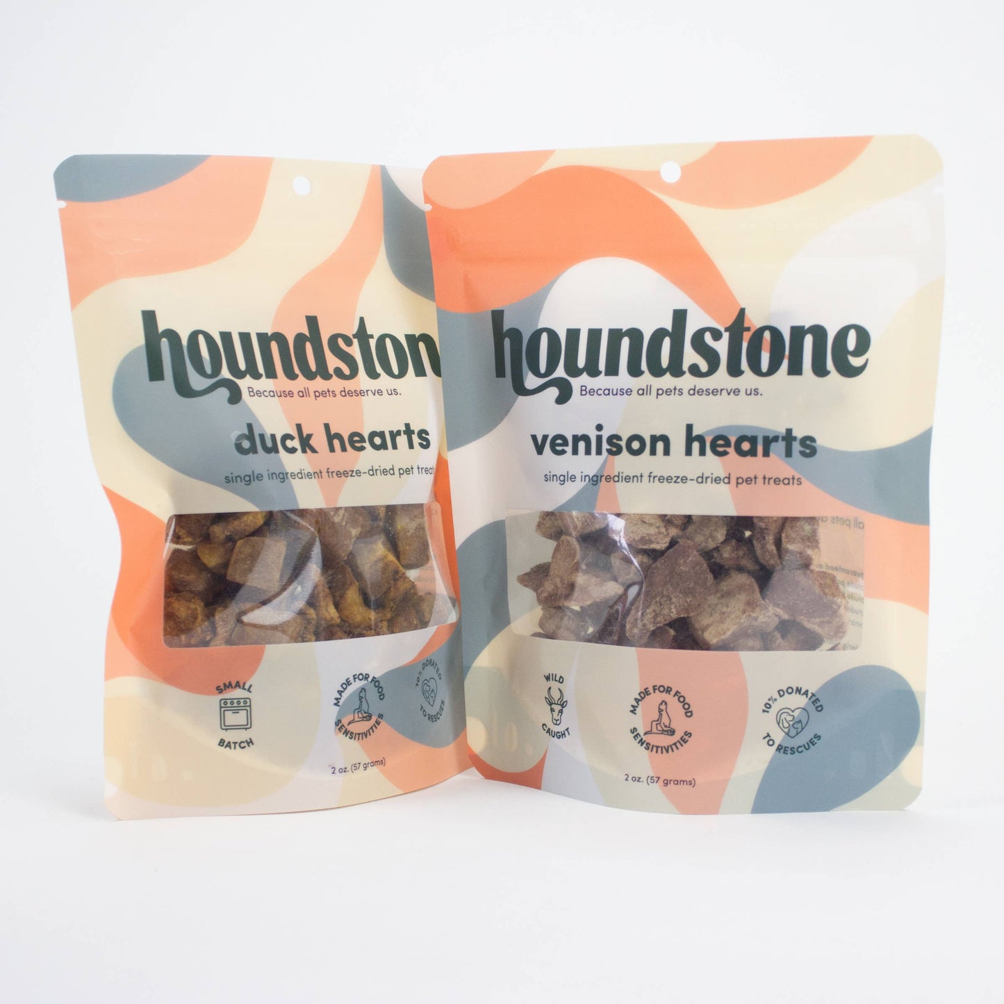 Duck Heart Freeze Dried Pet Treats