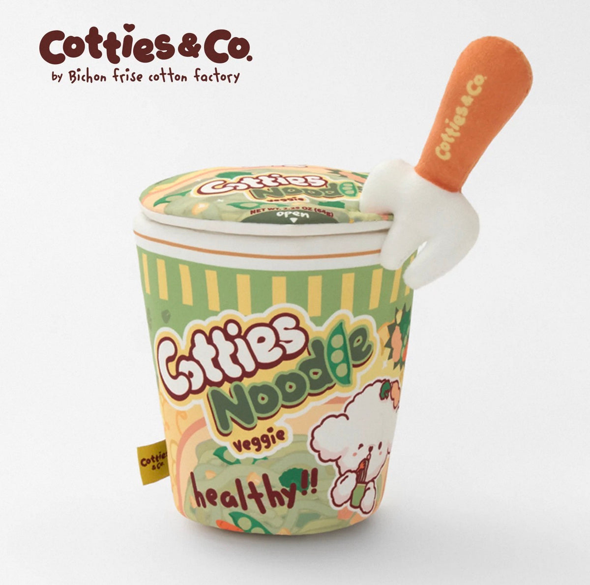 Cotties & Co Cup Noodle Snuffle Toy