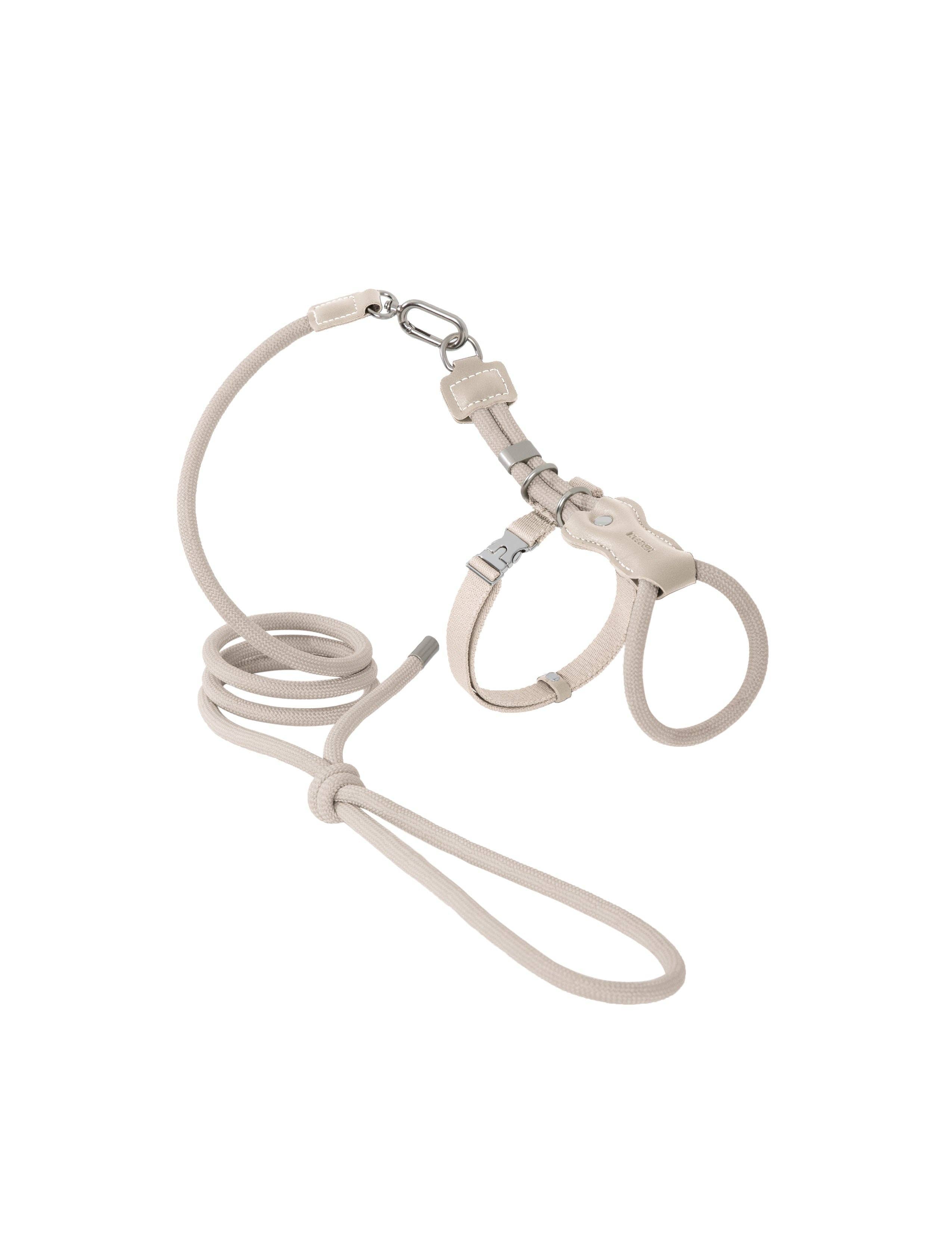 Escape Proof H-Shape Cat Harness and Leash Set Adjustable Ultra Lightweight Rope Walking Harness for Cats up to 17 lbs