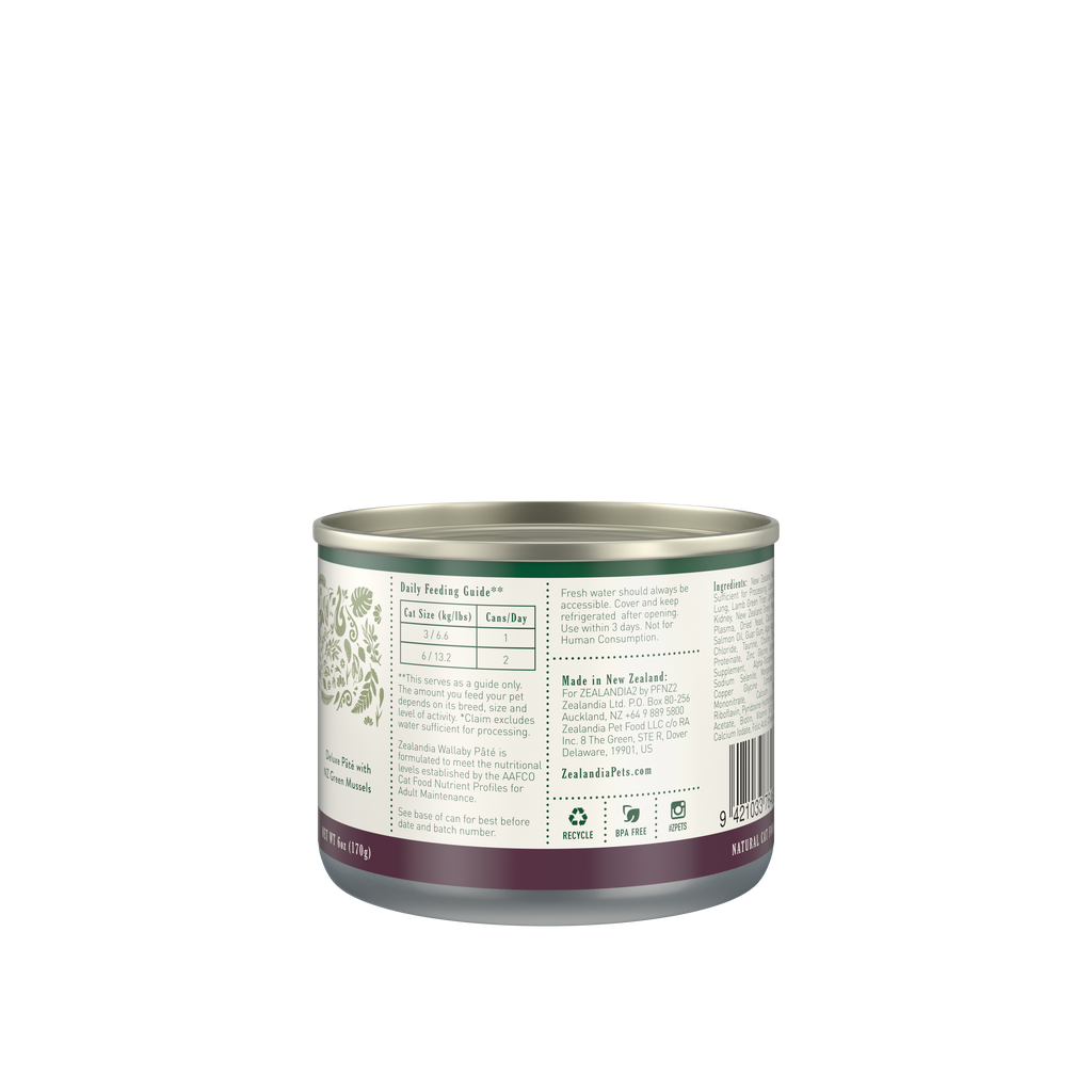 Zealandia Wallaby Pâté Wet Cat Food
