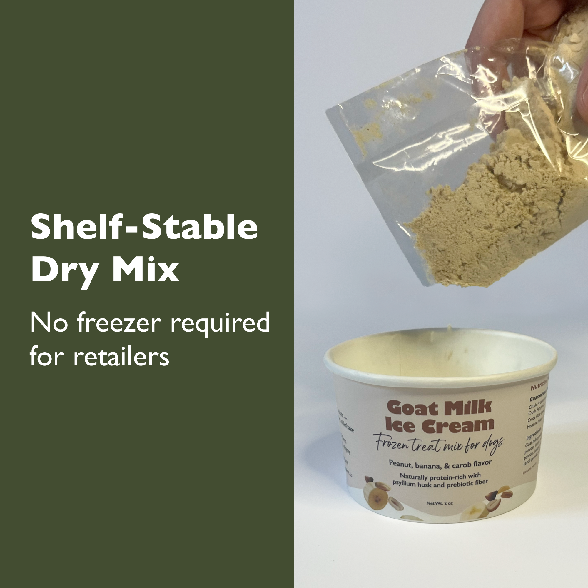 Gut-Friendly Goat Milk Dog Ice Cream Mix | DIY Frozen Treat