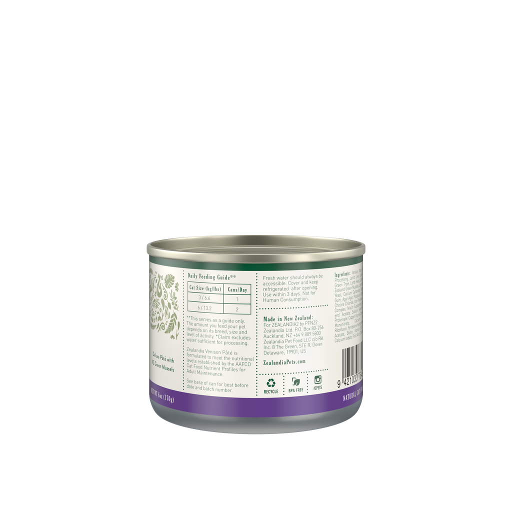 Zealandia Venison Pâté Wet Cat Food