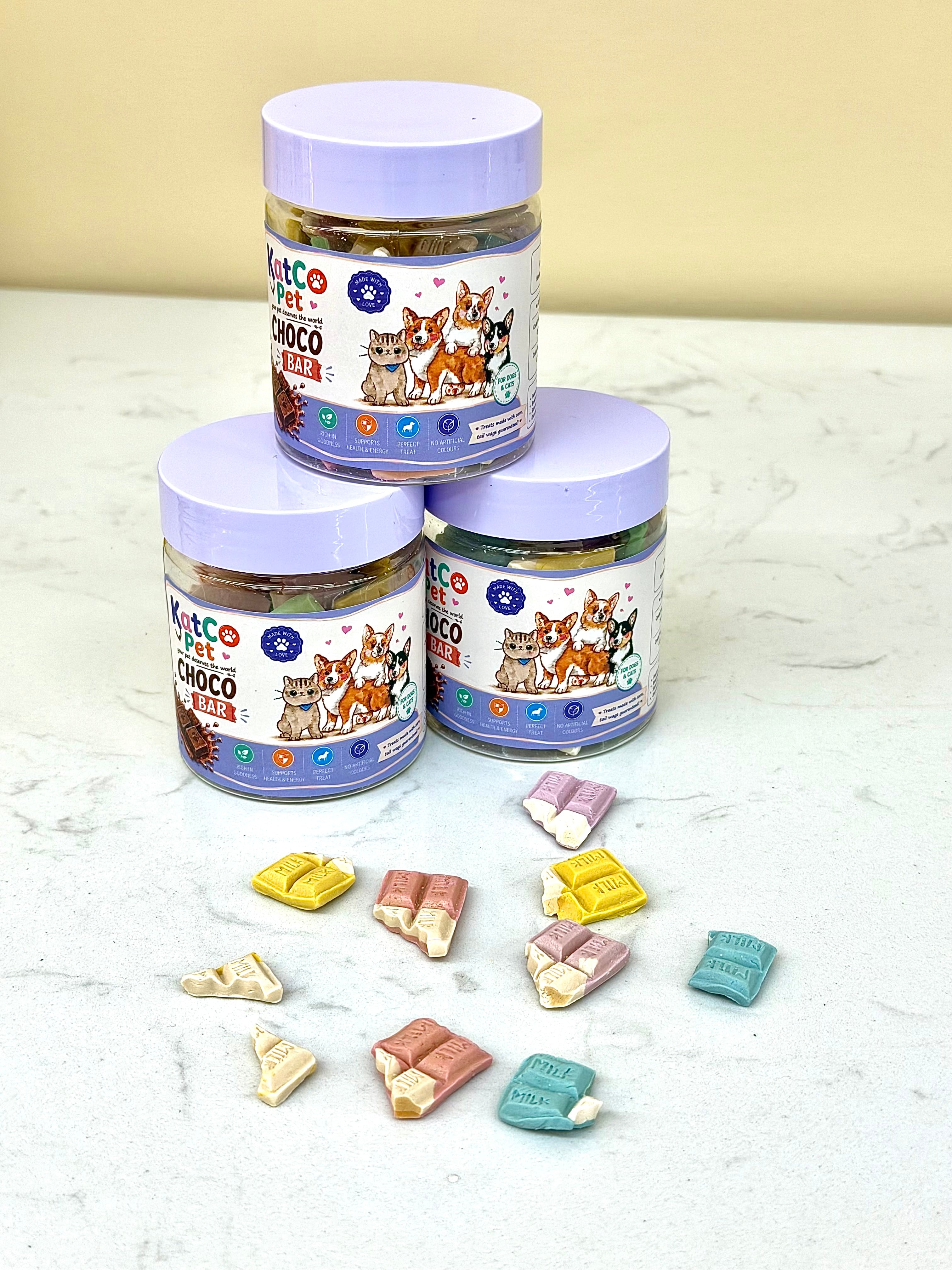 Katco Pet x My Mochi Pet Choco Bars 3oz 🐶 🐱