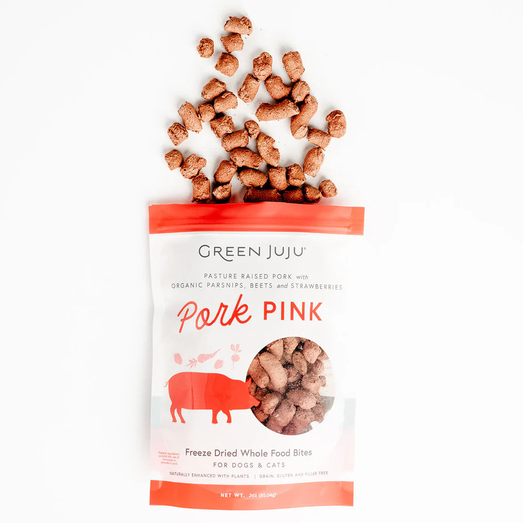 Green JuJu Freeze Dried Whole Food bites for Cat and Dogs