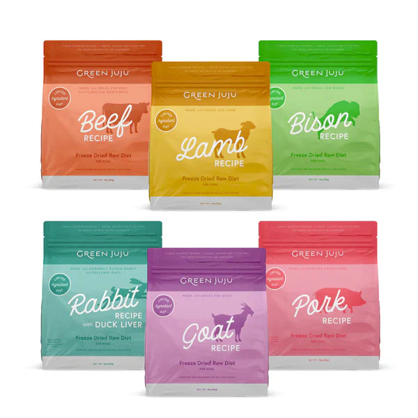 Green JuJu Freeze Dried Raw Diet for Cats & Dogs