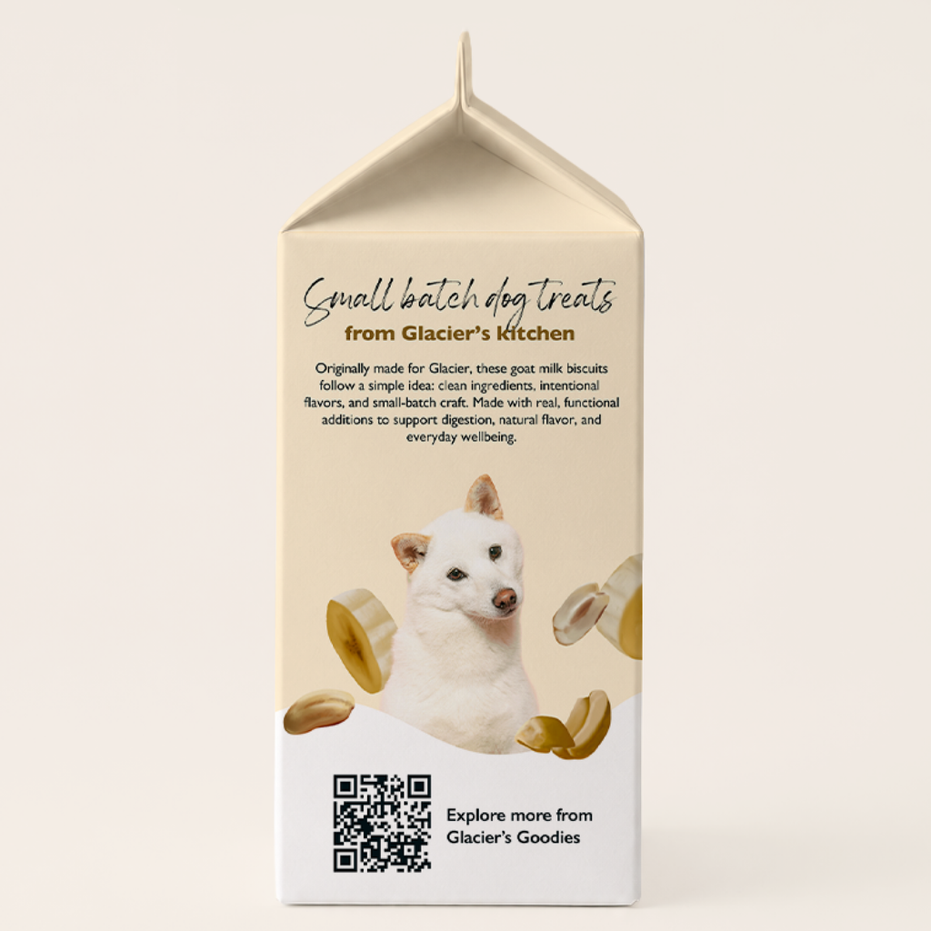 Goat Milk Dog Treats — Peanut & Banana