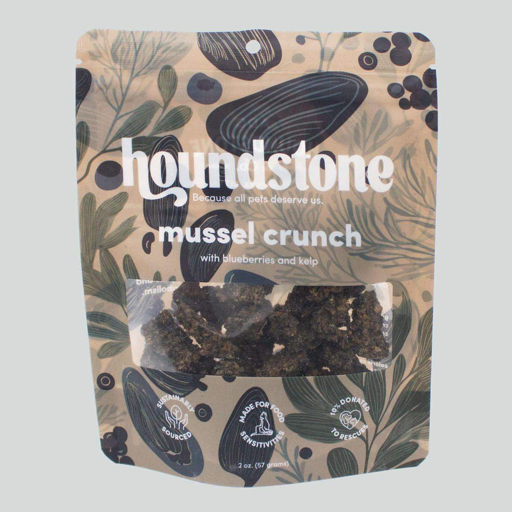 Mussel Crunch | 3 Ingredient Dehydrated Dog Treats for Sensitive Stomachs