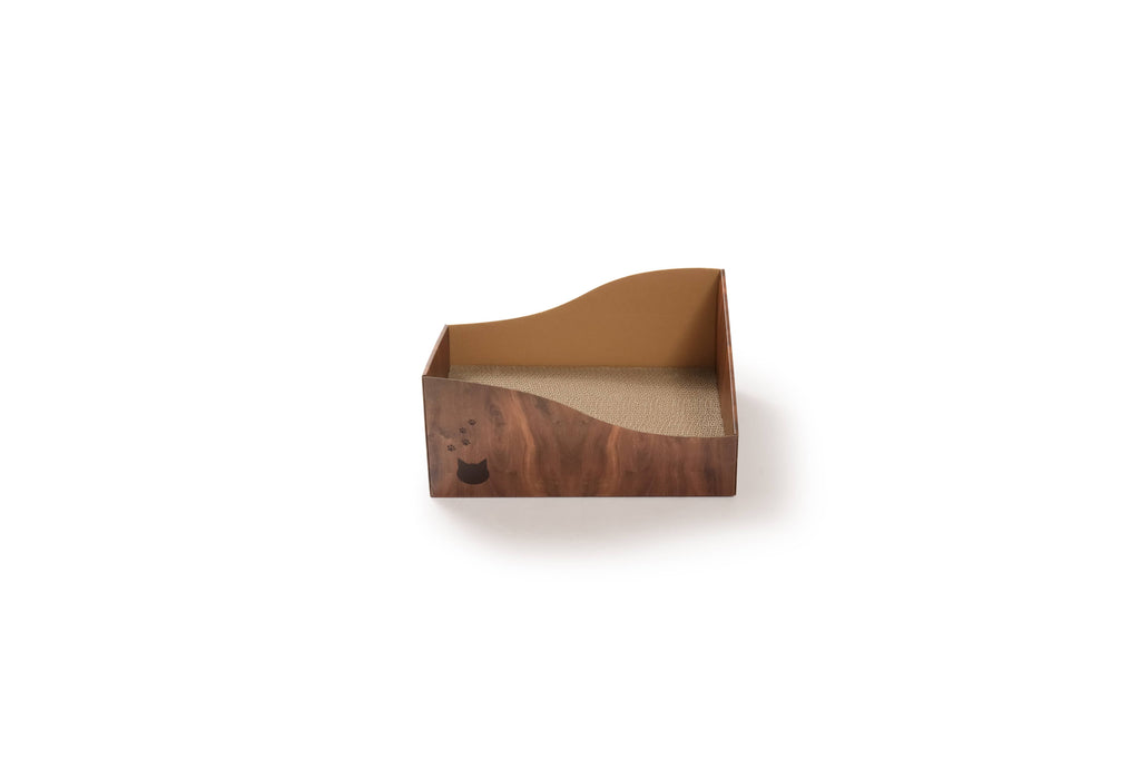 Hideaway Cat Scratcher Box (Dark Cherry)