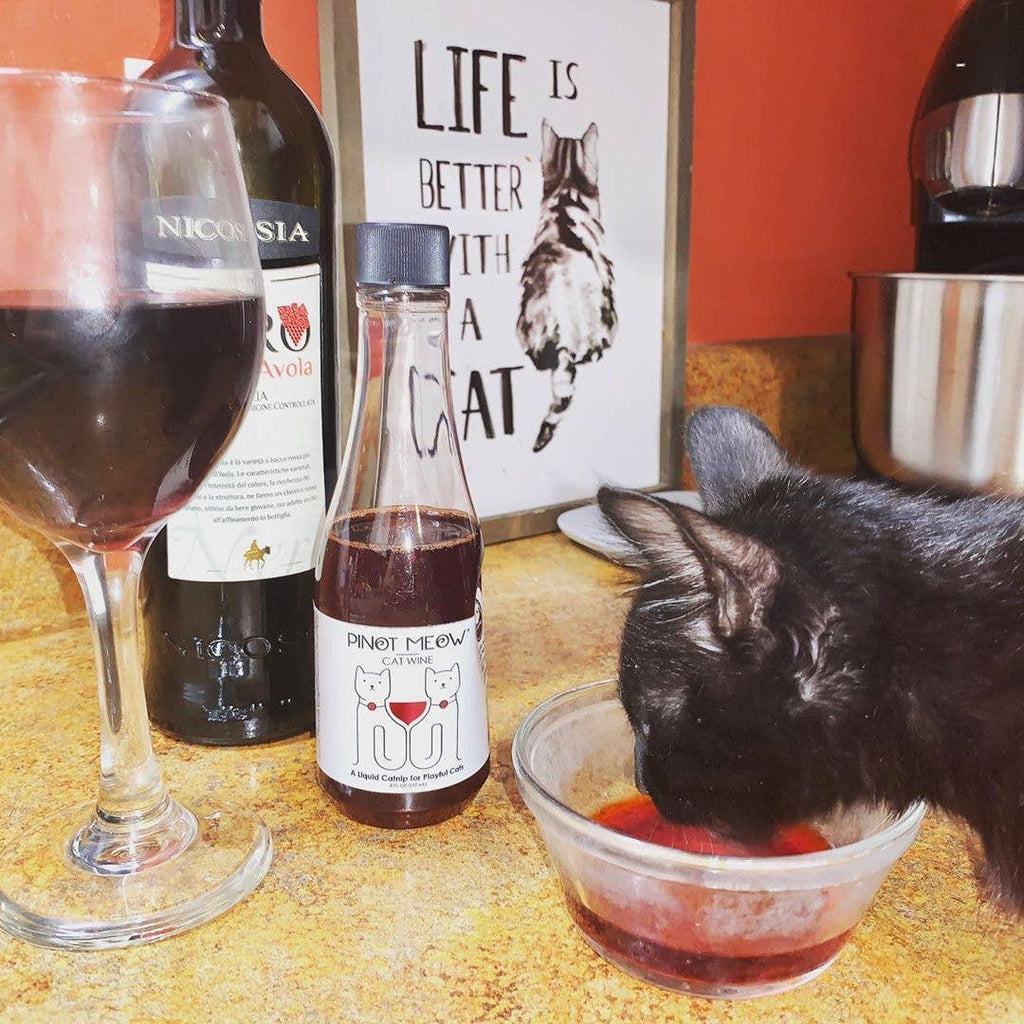 PetWineShop Cat Wine Pinot Meow Liquid Catnip For Cats