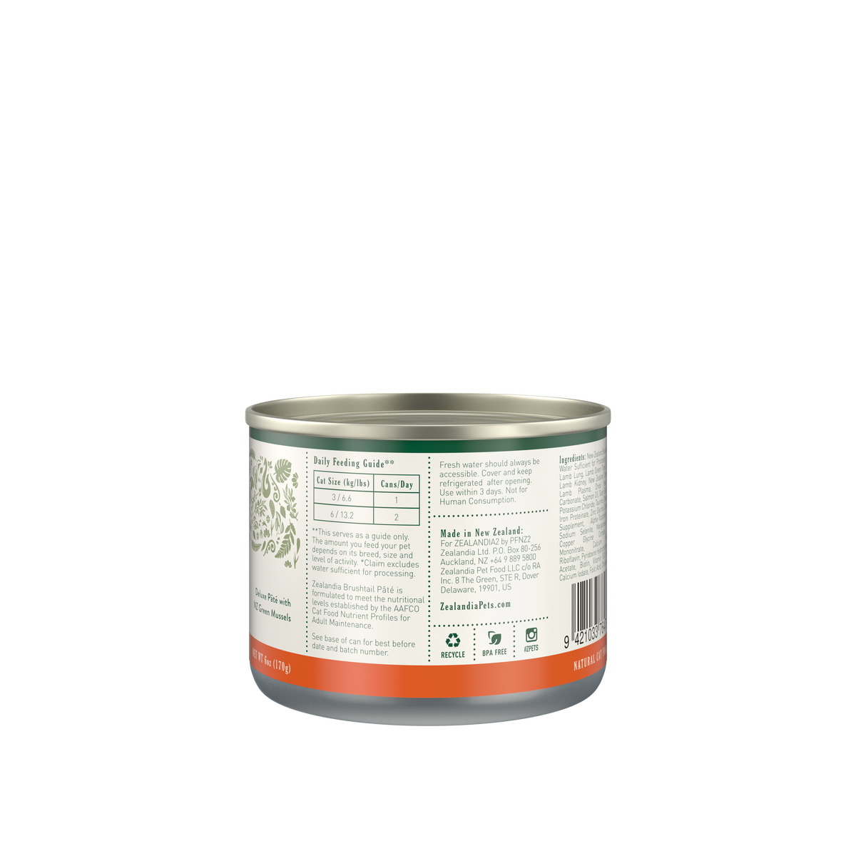 Zealandia Brushtail Pâté Wet Cat Food