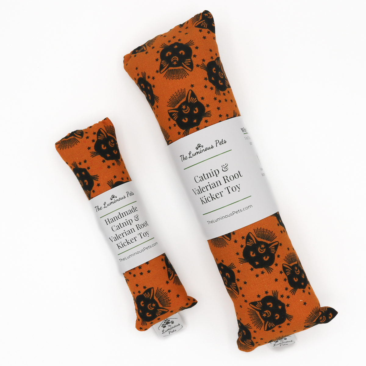 Catnip with Valerian Root Cat Toy | Halloween Black Cat