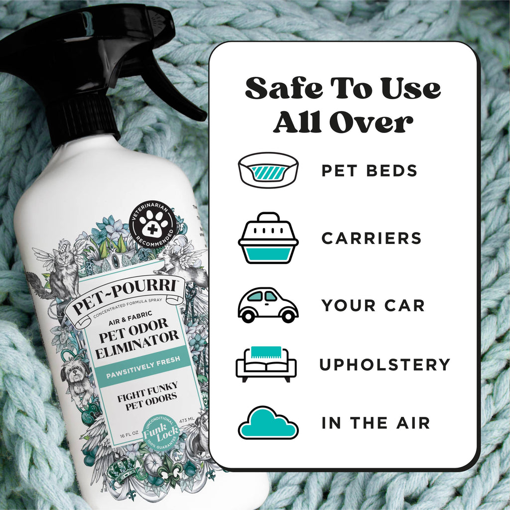 Pet~Pourri Pawsitively Fresh Air+Fabric Odor Refresher 16oz