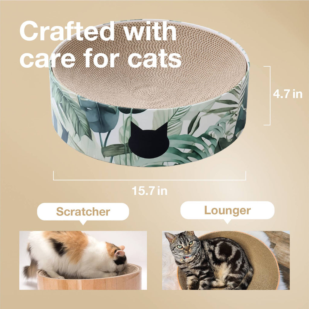 Cozy Cat Scratcher Bowl (Go Green)