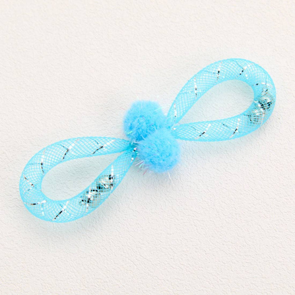 Moo - Mesh and Pom-Pom Cat Toy