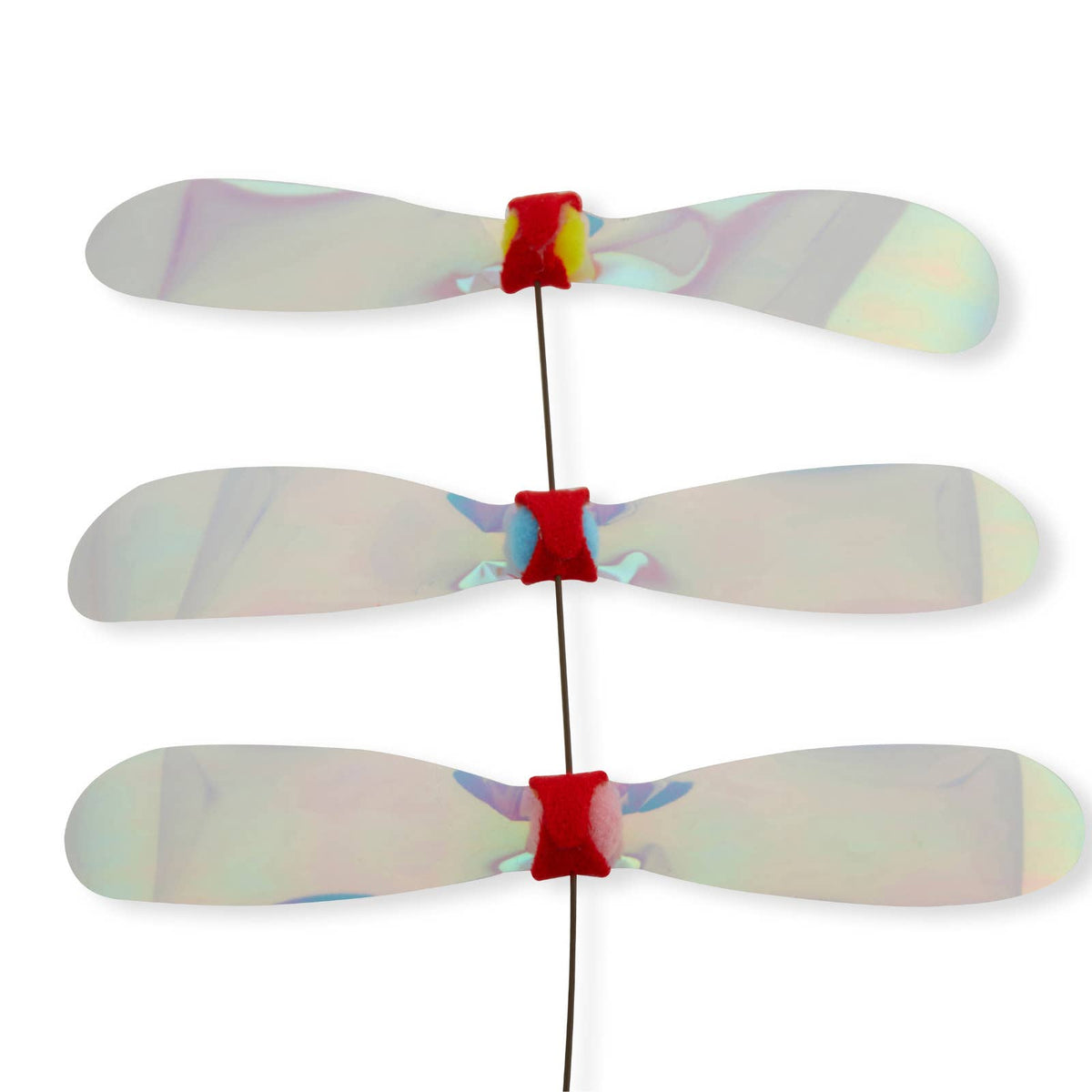 Crinkly Critters Dancing Dragonfly Trio Cat Wand