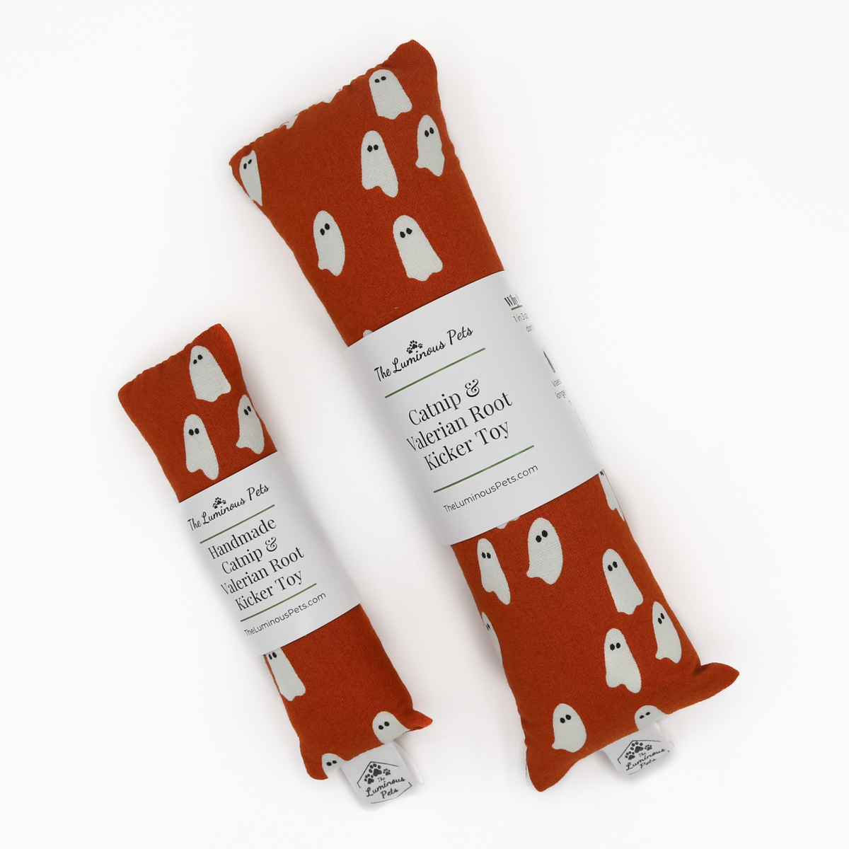 Catnip with Valerian Root Cat Toy | Halloween Ghost | Kicker
