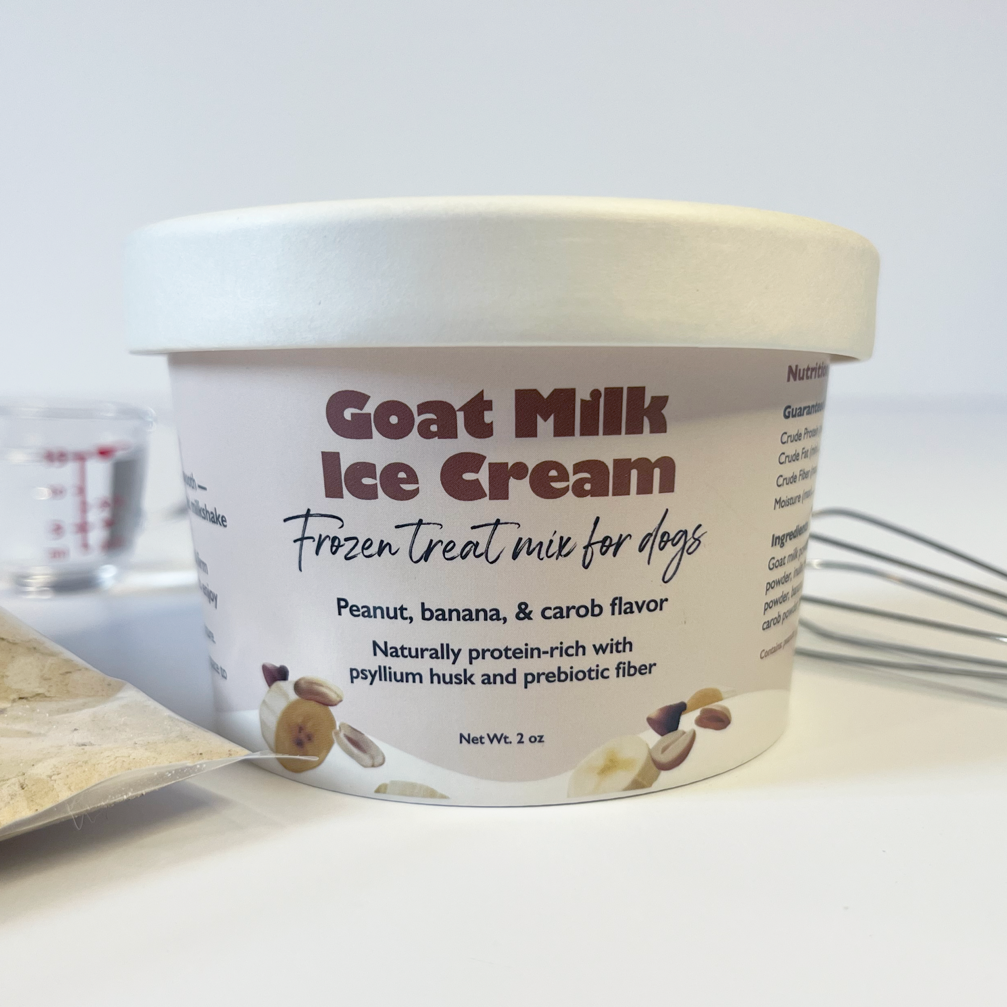 Gut-Friendly Goat Milk Dog Ice Cream Mix | DIY Frozen Treat