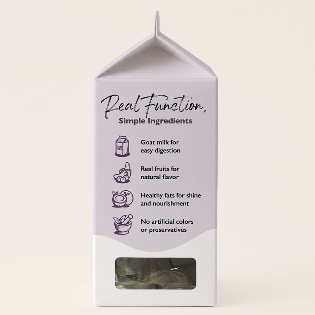Goat Milk Dog Treats — Blueberry & Strawberry