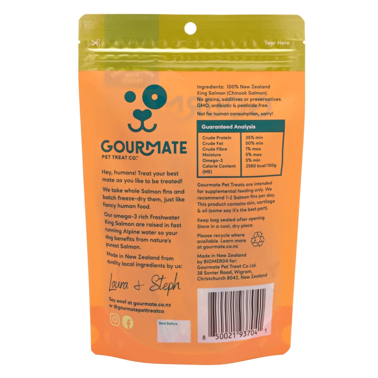 Gourmate Alpine Freshwater Salmon Fin | 100% Salmon Treat