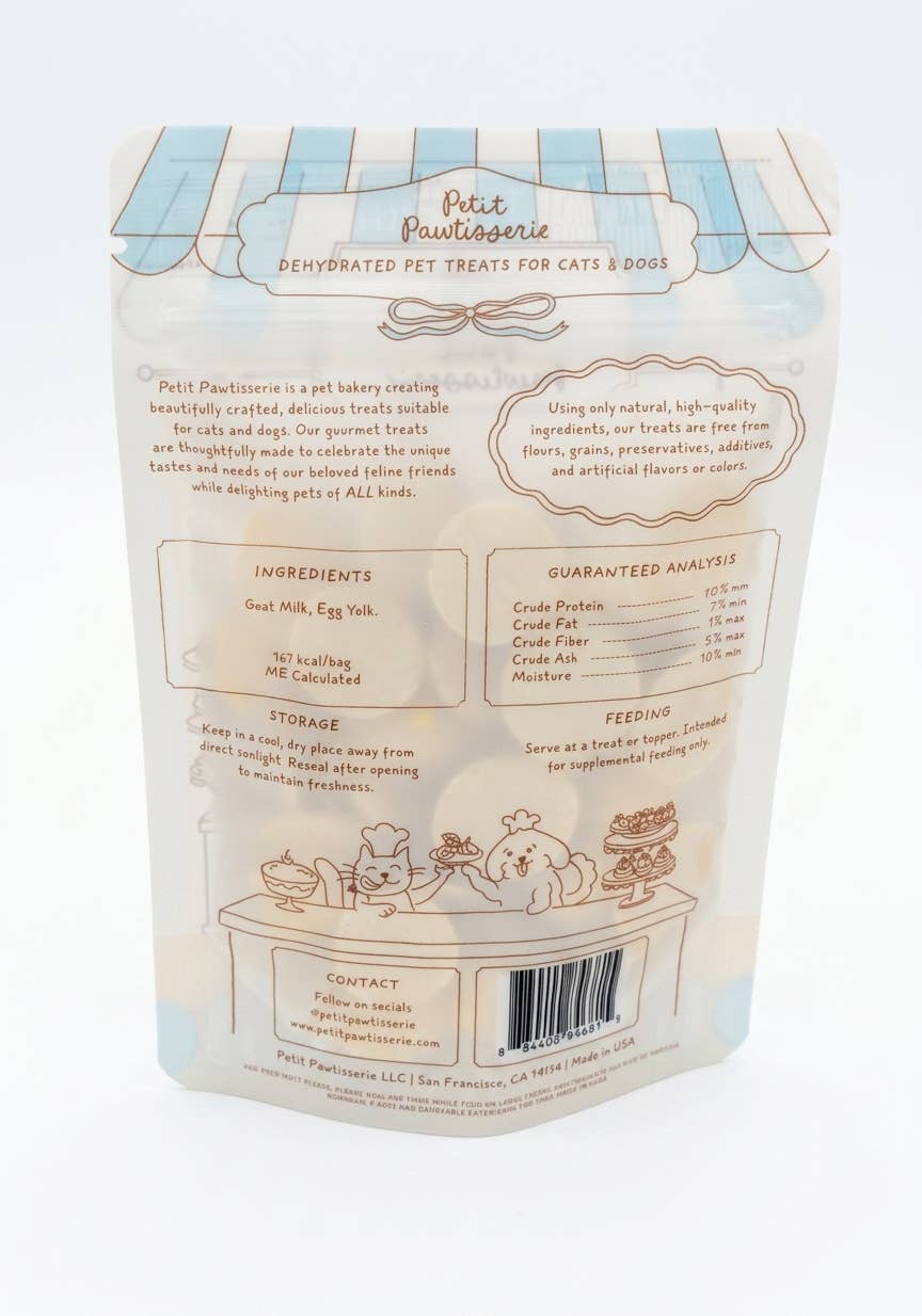 Dehydrated Egg Goat Milk Treats for Dogs & Cat 50g
