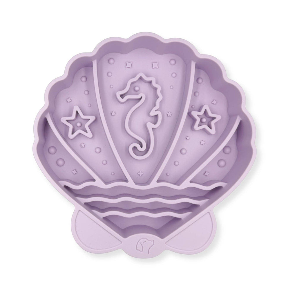 Seashell Slow Feeder Bowl | Lilac