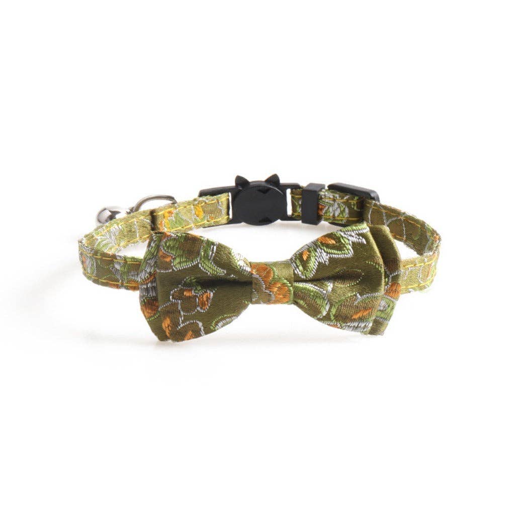 Mokka - Japanese-Style Bow Tie Breakaway Cat Collar