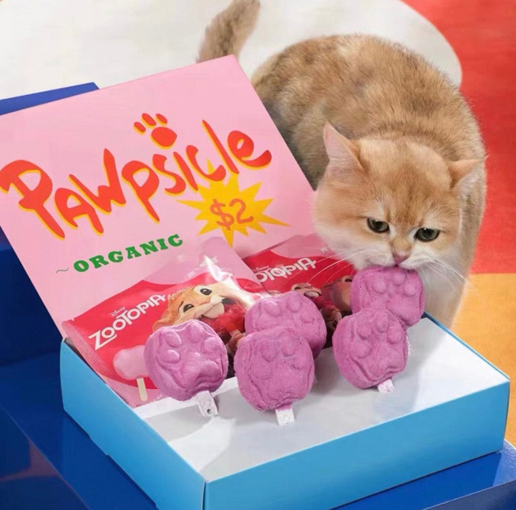 Afei & Zootopia Paw Paw Freeze Dried Chicken Berry 🐱 🐶