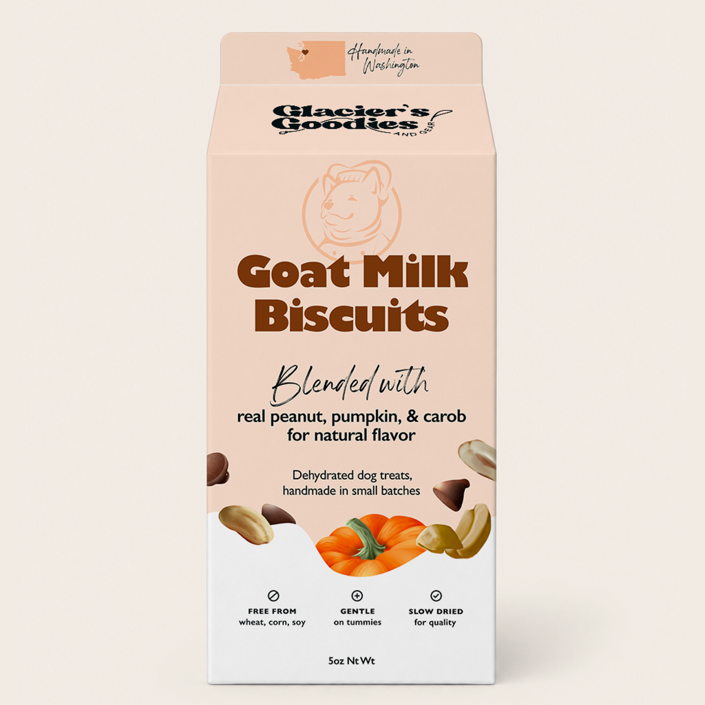 Goat Milk Dog Treats — Peanut, Pumpkin, and Carob
