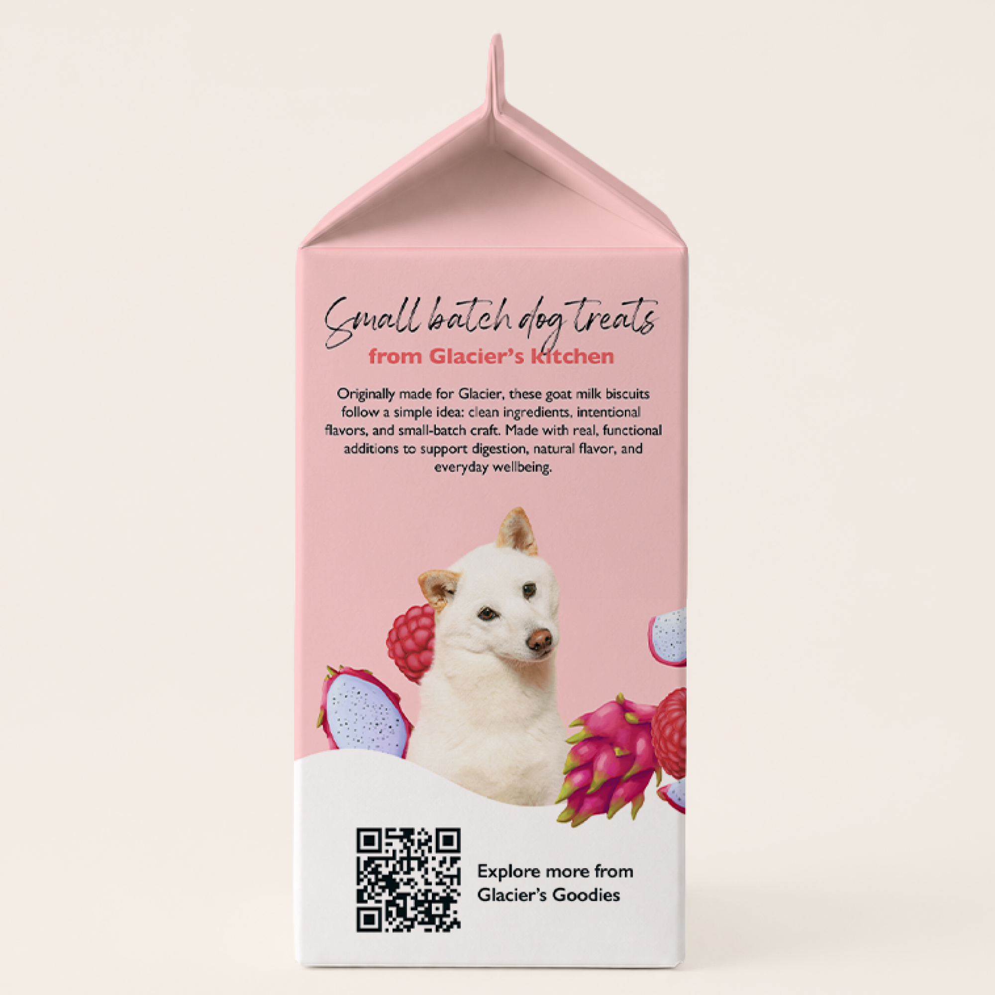 Goat Milk Dog Treats — Dragonfruit & Raspberry (Limited)