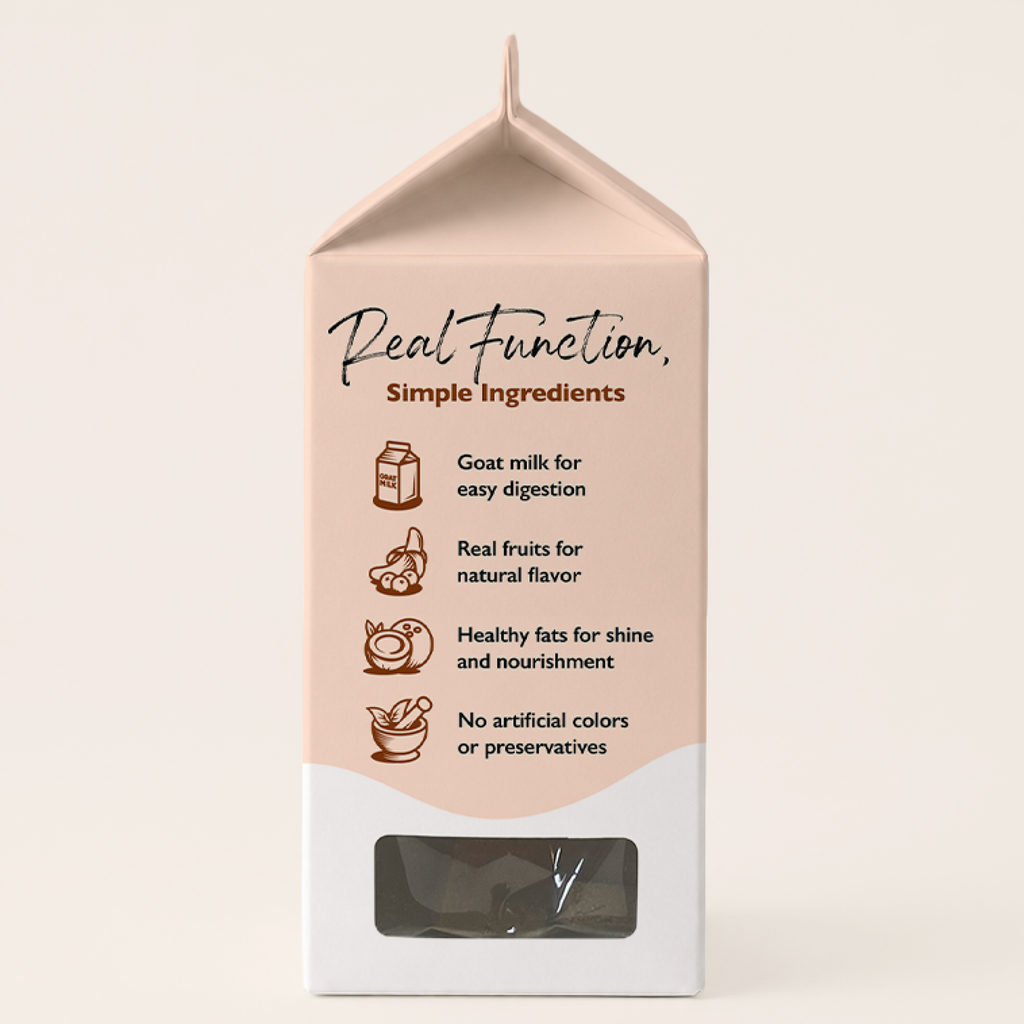 Goat Milk Dog Treats — Peanut, Pumpkin, and Carob